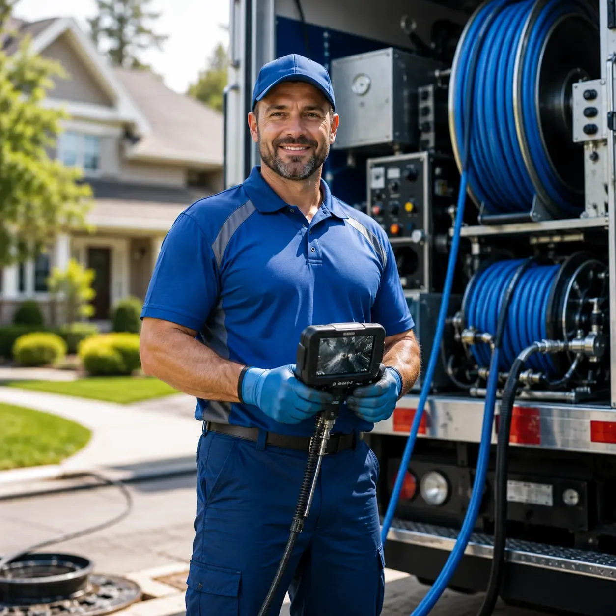 Local outdoor drain cleaning specialists in Nadeau, MI